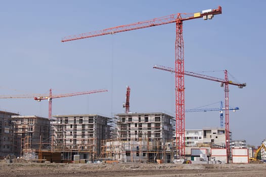 A new district is being built in Karlsruhe