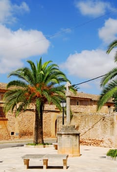 Mallorcan village square