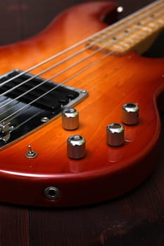 Electric guitar - side view