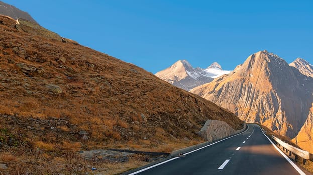 Nufenen Pass Road Bernese Side