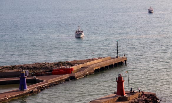 Harbour entrance Castiglione della Pescaia