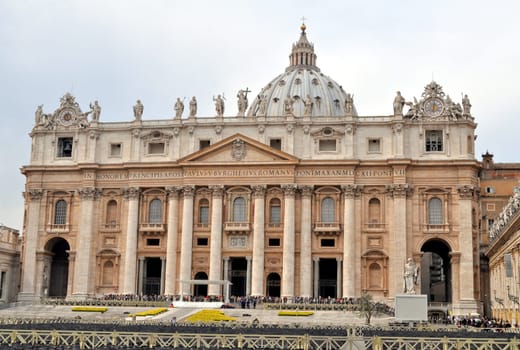 Basilica church of Saint Peter (San Pietro), Rome, Italy
