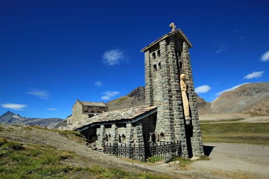 Notre-Dame de Toute-Prudence chapel at the Iseran pass, France