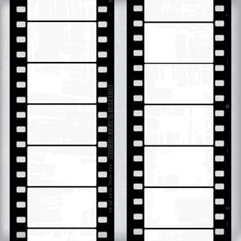 Abstract grunge with of movie frames or film strips
