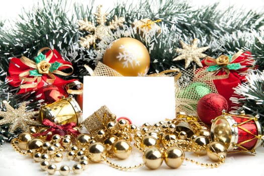 Christmas festive decoration. Christmas card background.. Decoration Border desig