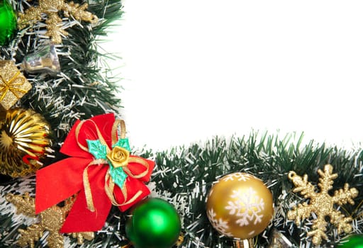 Christmas festive decoration. Christmas card background.. Decoration Border desig