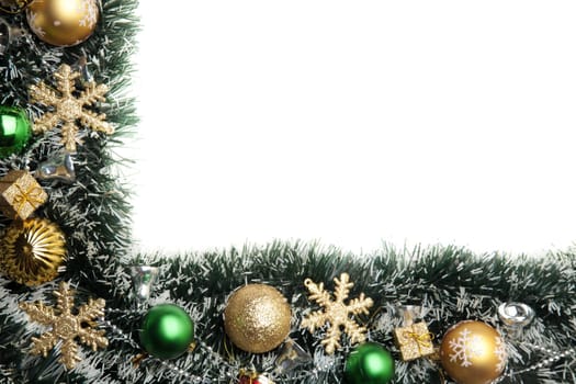 Christmas festive decoration. Christmas card background.. Decoration Border desig