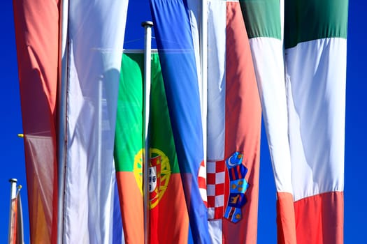 European flags