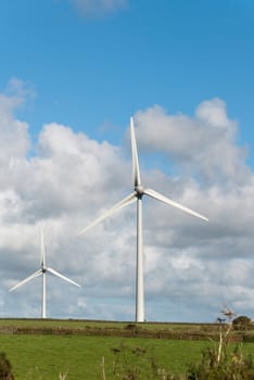 wind turbine in Port Isaac in Cornwall