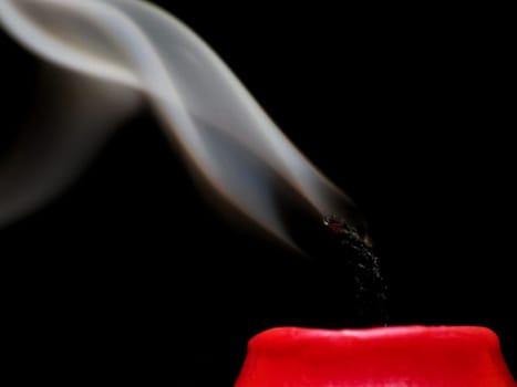 blown-out candle