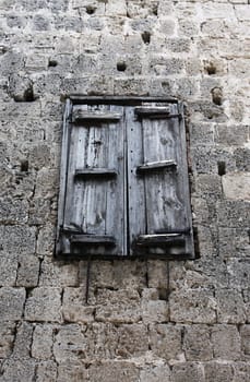 Agiou Ioannou gate of the medieval town of Rhodes.