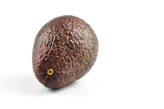 Avocado on a white background