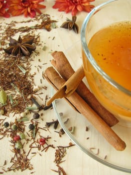 Rooibos Chai – Spiced tea with rooibos tea,milk and spices