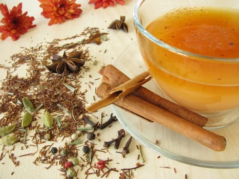 Rooibos Chai – Spiced tea with rooibos tea,milk and spices