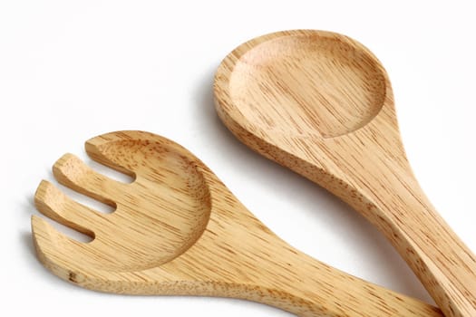 Wooden salad garnish