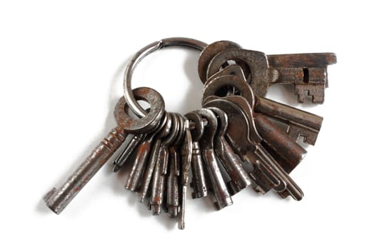Keychain with old keys