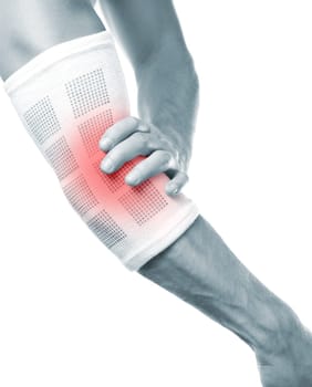 Protecting a painful elbow
