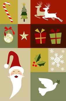 Christmas design elements