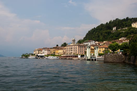 Bellagio town at the famous Italian lake Como