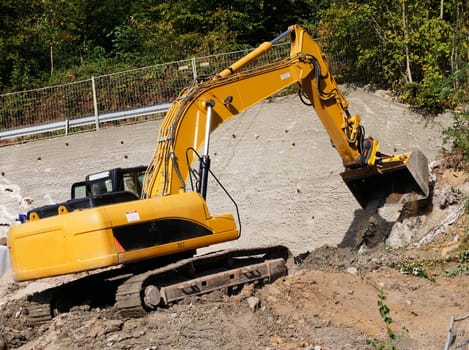 Excavation work on the Wattkopf Tunnel in Ettlingen