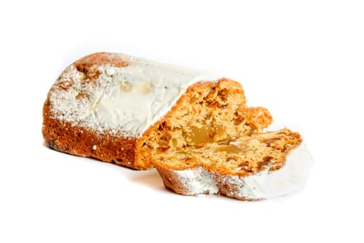 marchpane cake isolated on a white background