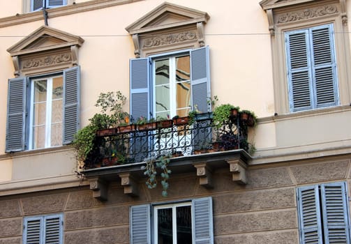 House façade in Rome