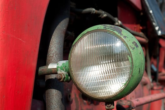 Old tractor as a classic car