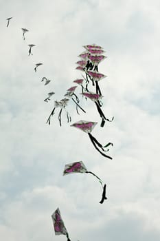 Chinese Dragons in a Long Row