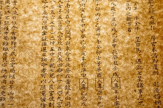 Antique Chinese Calendar