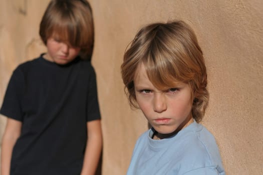sad abused abandoned street kids