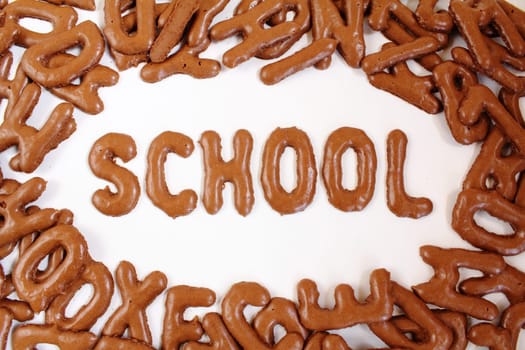 School with Russian bread