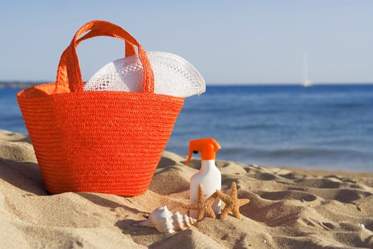 summer beach vacation or holiday