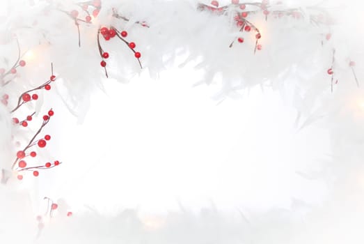 christmas holiday frame or background