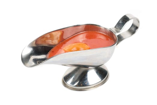 tomato sauce isolated on a white background
