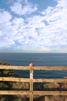 remembrance view at ballybunion cliffside walk with atlantic view