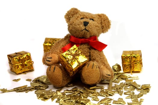 Christmas Bears with Parcels