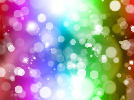 Abstract background with blurred lights effect