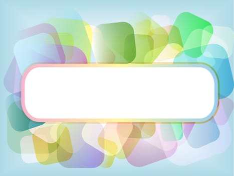 Colourful background of shapes