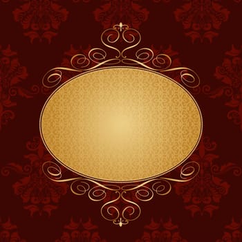 Decorative vintage style background with room for text