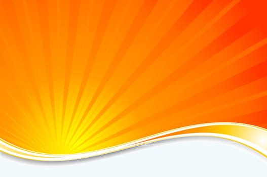 Abstract background with a sunburst effect