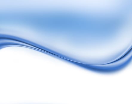 Abstract blue background with a motion feel
