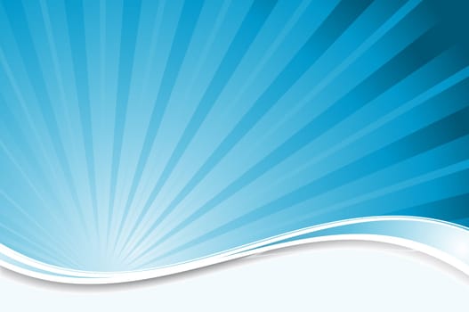 Abstract background with sunburst effect