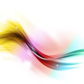Colourful flowing abstract background