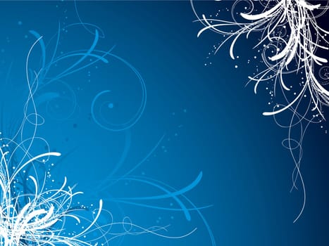Decorative winter abstract background