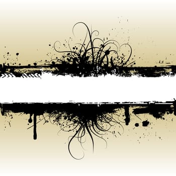 Abstract background with a decorative grunge effect