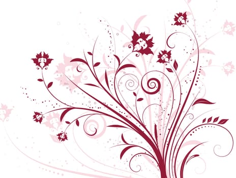 Decorative floral background