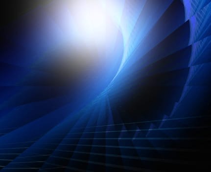 blue abstract