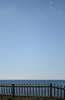Fence by the sea
