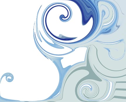 blue abstract