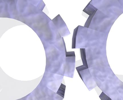 gears teeth or cogwheels